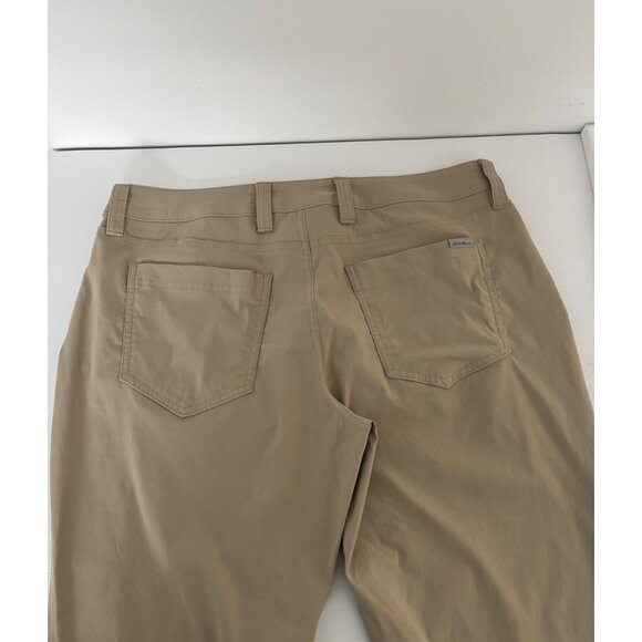 Eddie Bauer Pants 14 Khaki Performance Hiking Quick Dry Mesh Gorpcore Athleisure - Picture 3 of 13